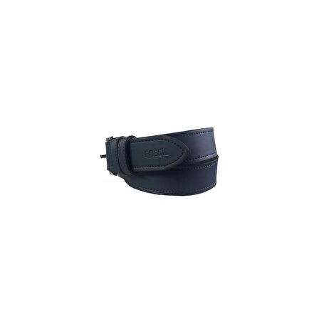 Fossil Lacivert Suni Deri 4,5 cm Erkek Kemeri -120 Cm