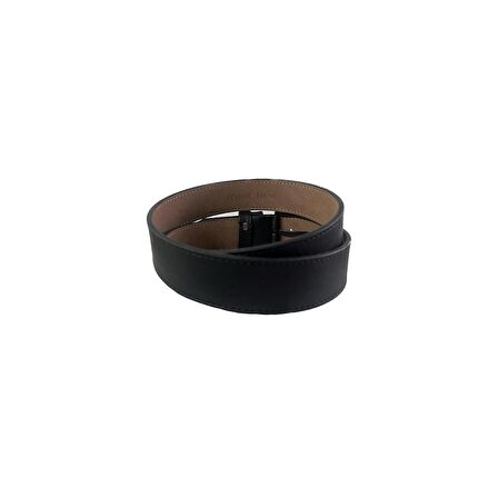 Fossil Siyah Suni Deri 4 cm Erkek Kemeri-115 Cm