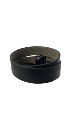 Fossil Siyah Lacivert Suni Deri 4,5 cm Erkek Kemeri 130