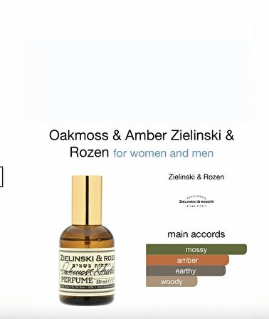 Oakmoss - Amber 50 ml pefume