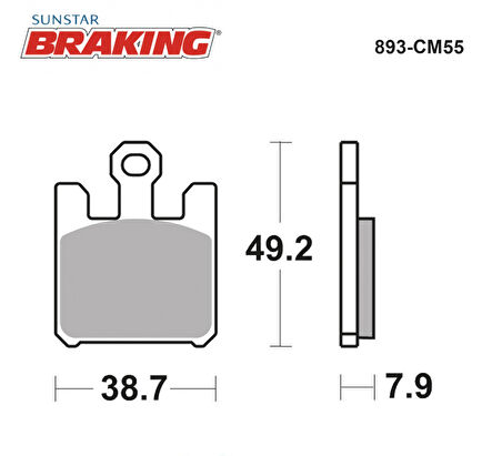 SİNTERLİ ÖN FREN BALATASI / KAWASAKI / ZX-10R NINJA / 1000cc / ÖN İKİ TAKIM KULLANIR / 2004-2005-2006-2007-2008-2009-2010-2011-2012-2013-2014-2015-2016-2017-2018-2019-2020-2021-2022