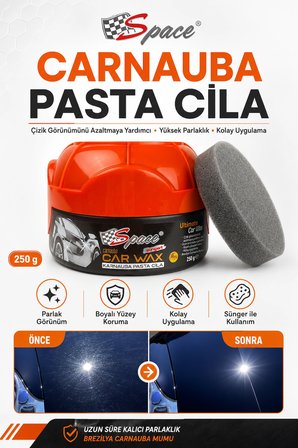Araba Çizik Giderici Pasta Cila Çizik Alıcı Carnauba Oto Araç Parlatıcı Pasta Cila Oto Bakım