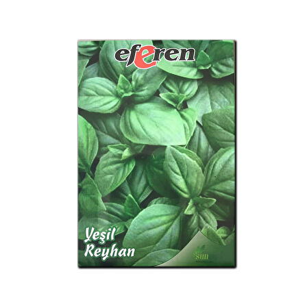 ByKurt Sunagri Yeşil Reyhan Tohumu - Aromatik, Sinek Kovucu, Tek Yıllık, Bahçe ve Saksı İçin