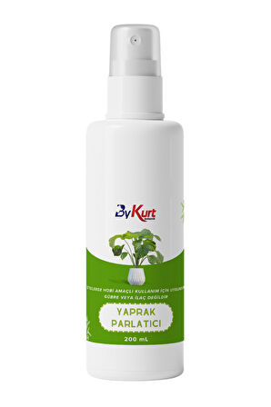 ByKurt Yaprak Parlatıcı 225ML Organik Sprey Böcek ve Sinek Önleyici Bitki Temizleyici