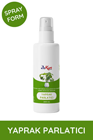 ByKurt Yaprak Parlatıcı 225ML Organik Sprey Böcek ve Sinek Önleyici Bitki Temizleyici