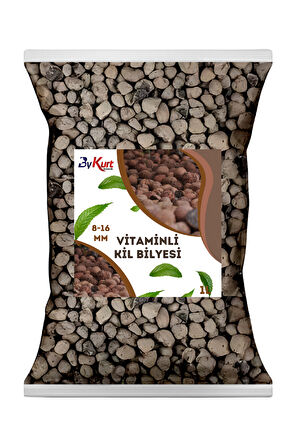 ByKurt 8-16mm Vitaminli Kil Bilyesi 1L Yüksek Su Tutma Drenaj ve Köklendirme İçin İdeal