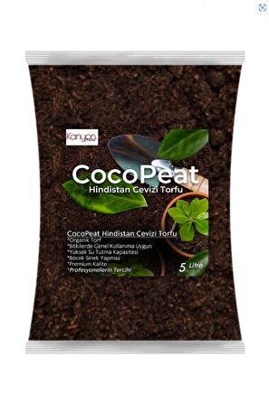 Hindistan Cevizi Torfu %100 Doğal Torf - Cocopeat Hindistan Cevizi Lifi - Doğal Bitki Toprağı