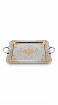 WİNTERBACH DİKDÖRT. METAL TEPSİ 40 X 26 CM - KÇK
