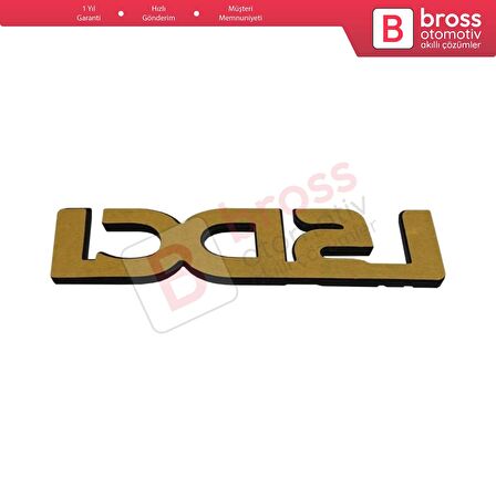 Renault Dacia Sandero Logan MK1 848900044R İçin Krom 1 5DCI Arka Bagaj Logo Amblem Monogram Yazısı 