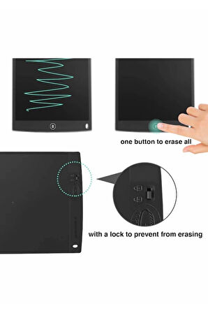 12" Büyük Boy Dijital Yazı Tahtası Grafik Çizim Tableti