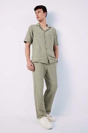 DeFacto Wide Leg Bol Rahat Kesim Üç Cepli Geniş Paça Pantolon D7316AX25SPKH271