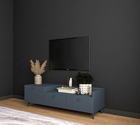 Conceptiva Easy TV Sehpası 140 Cm 3 Kapaklı Tv Ünitesi