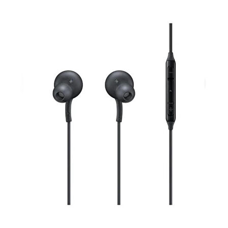 Samsung Galaxy S20 Uyumlu Samsung Galaxy Note 10+ (plus) Ve Uyumlu Type C Mıkrofonlu Kulaklık Siyah