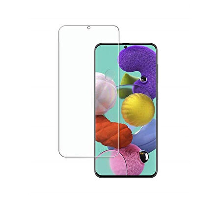 Samsung A71 Uyumlu Ekran Koruyucu Nano Esnek Micro Temperli Kırılmaz Cam Ekran Koruyucu