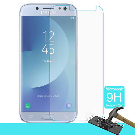 Samsung J5 Tam Kaplayan Kırılmaz Cam Seramik Ekran Koruyucu Film Jelatin