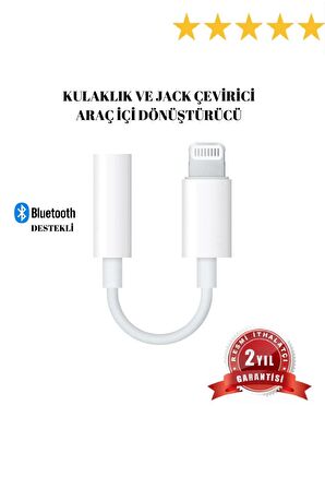 Iphone Tüm Serilerle Uyumlu Lightning Telefon Kulaklık Çevirici Aux Dönüştürücü Aparat Orjinal 7 8 X 11 12 13 14 Pro