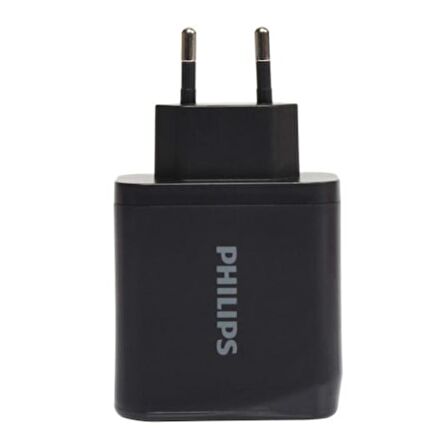 Philips Akıllı Şarj Cihazı 24W 2.4A Çift Usb Çıkışlı Dlp3312Nb (533426065)