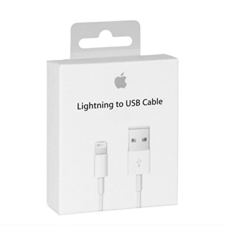 Apple Lightning Usb Şarj Kablosu Md819Zm/A Iphone 5-6-7-8-X (416338554)