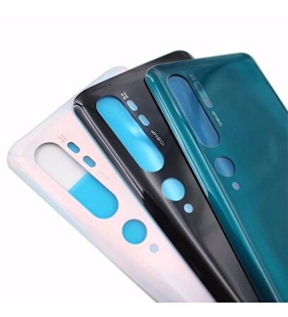Xiaomi Mi Note 10 Arka Pil Batarya Kapak Cam