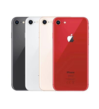 Senalstore Apple Uyumlu Iphone 8 Arka Pil Batarya Kapak Cam Kamera Lensli