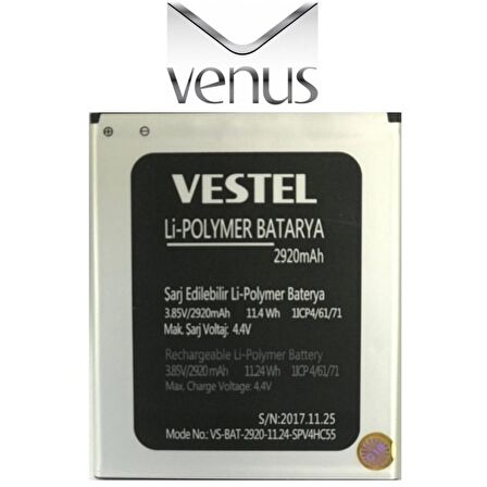 Vestel Venüs V3 5530 Pil Batarya Vs-Bat-2920-11.24 İthal