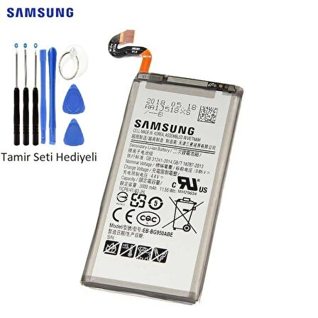 Samsung S8 Pil Batarya G950 Eb-Bg950Abe ve Tamir Seti