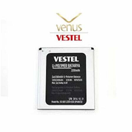 Vestel Venüs E2 Plus Pil Batarya 2350Mah