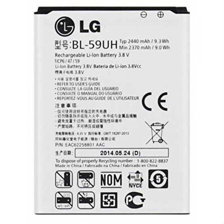 Lg G2 Mini Batarya Bl-59Uh