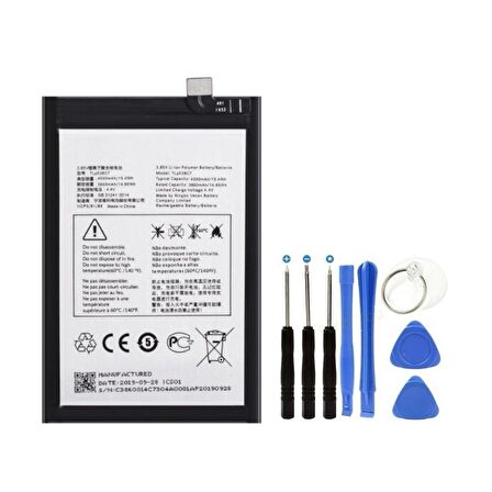 Alcatel A3 2019 - Alcatel 5V Pil Batarya ve Tamir Seti Tlp038C7