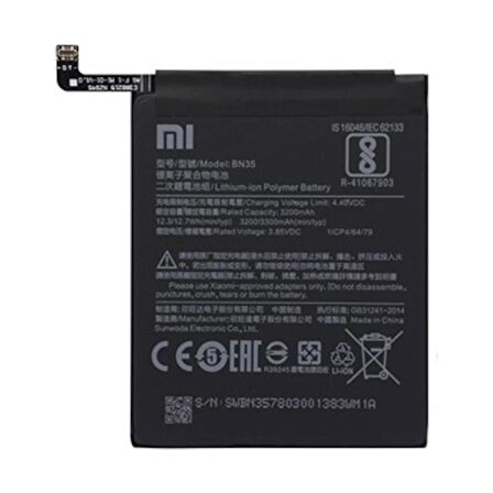 Xiaomi Redmi 5 Bn35 Pil Batarya