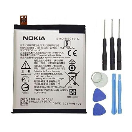 Nokia 5 Pil Batarya ve Tamir Seti He321