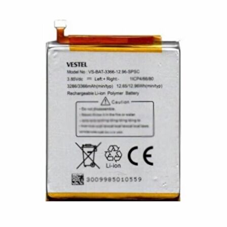 Vestel Venüs V6 Batarya Pil