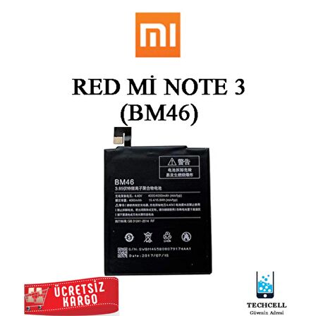Xiaomi Redmi Note 3 Bm46 Batarya Pil