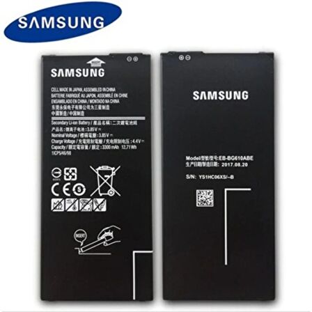 Samsung Galaxy J7 Max Sm-G615 Pil Batarya Eb-Bg610Abe