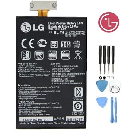 Lg Google Nexus 4 E960 Pil Batarya ve Tamir Seti Bl-T5