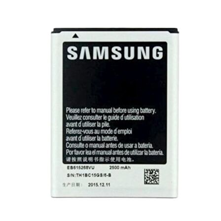 Samsung Galaxy Note 1 N7000 Batarya Pil Eb615268Vu