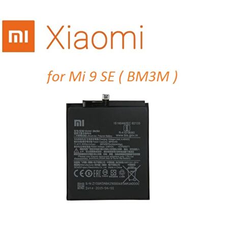 Xiaomi Mi 9 Se Bm3M Batarya - 3070 Mah