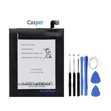 Casper Via A3 Pil Batarya Tpj18H13P ve Tamir Seti