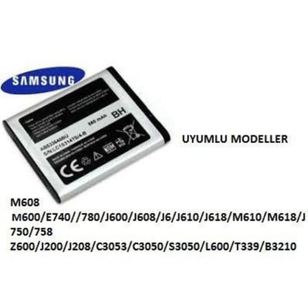 Samsung Ab533640Bu Batarya C3050 S8300 M600 M740 E740 J600 S7350
