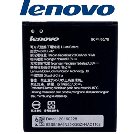 Lenovo K3 Note Pil Batarya Bl243