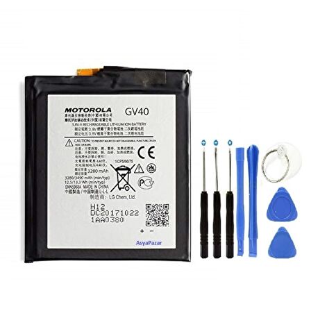 Motorola Moto Z Droid Force Xt1650 Gv40 Pil Batarya ve Tamir Seti