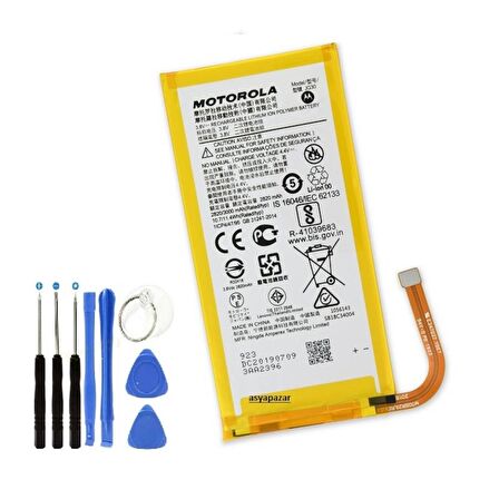 Motorolla G7 Xt1962 Pil Batarya ve Tamir Seti Jg30 2820 Mah