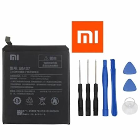 Xiaomi Mi 5S Plus Pil Batarya Bm37 ve Tamir Seti