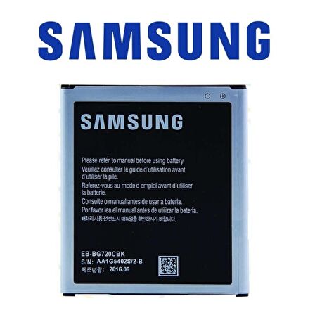 Samsung Grand Max Pil Batarya Sm-G7202 Eb-Bg720Cbc