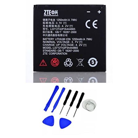 Avea Zte İntouch 3 Batarya Pil + Tamir Seti