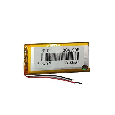 1700 Mah 3 Kablolu Tablet-Telefon-Müzik Çalar Bataryası - 304190P
