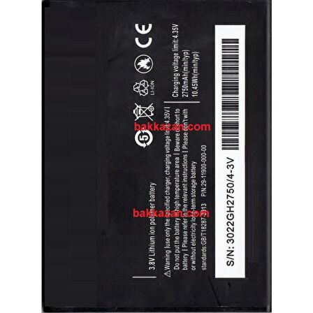 General Mobile Discovery S Plus Batarya Pil