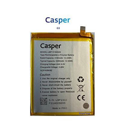 Casper G3 Pil Batarya 3180 Mah Lbp13180049