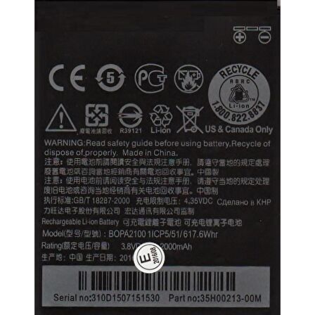 Htc Desire 310 Bopa2100 Batarya Pil