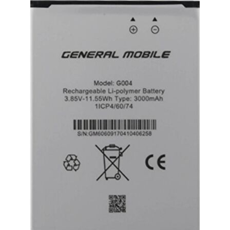General Mobile Discovery Gm6/Gm6 Life Pil Batarya